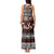 Bula Fiji Tank Maxi Dress Fijian Tapa Masi With Hibiscus Flowers LT14 - Polynesian Pride