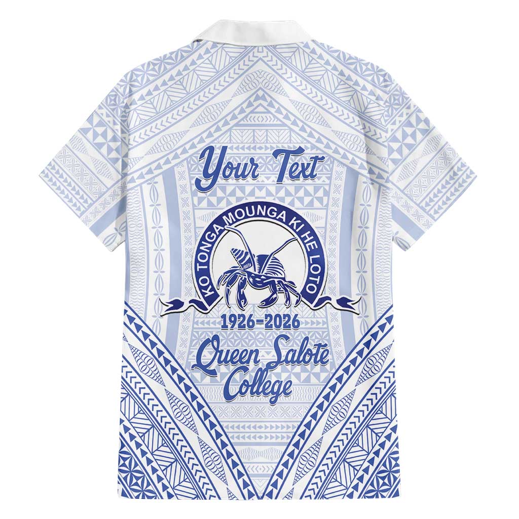 Queen Salote College 100 Years Personalized Family Matching Short Sleeve Bodycon Dress and Hawaiian Shirt Tonga QSC Heilala Lei White Ngatu Pattern