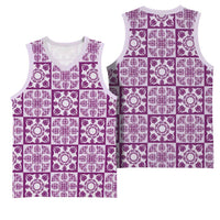 Poni Palaka Quilt Hawaii Basketball Jersey Hawaiian Tropical Monstera Sea Turtle LT14 - Polynesian Pride