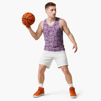 Poni Palaka Quilt Hawaii Basketball Jersey Hawaiian Tropical Monstera Sea Turtle LT14 - Polynesian Pride