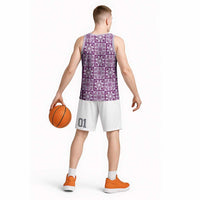 Poni Palaka Quilt Hawaii Basketball Jersey Hawaiian Tropical Monstera Sea Turtle LT14 - Polynesian Pride