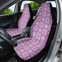 Poni Palaka Quilt Hawaii Car Seat Cover Hawaiian Tropical Monstera Sea Turtle LT14 - Polynesian Pride