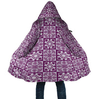 Poni Palaka Quilt Hawaii Cloak Hawaiian Tropical Monstera Sea Turtle LT14 Unisex Purple - Polynesian Pride