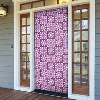 Poni Palaka Quilt Hawaii Door Cover Hawaiian Tropical Monstera Sea Turtle LT14 - Polynesian Pride