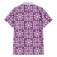 Poni Palaka Quilt Hawaii Family Matching Long Sleeve Bodycon Dress and Hawaiian Shirt Hawaiian Tropical Monstera Sea Turtle