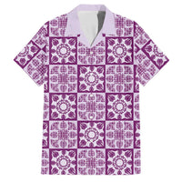 Poni Palaka Quilt Hawaii Family Matching Off Shoulder Maxi Dress and Hawaiian Shirt Hawaiian Tropical Monstera Sea Turtle