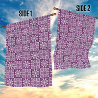 Poni Palaka Quilt Hawaii Garden Flag Hawaiian Tropical Monstera Sea Turtle LT14 - Polynesian Pride