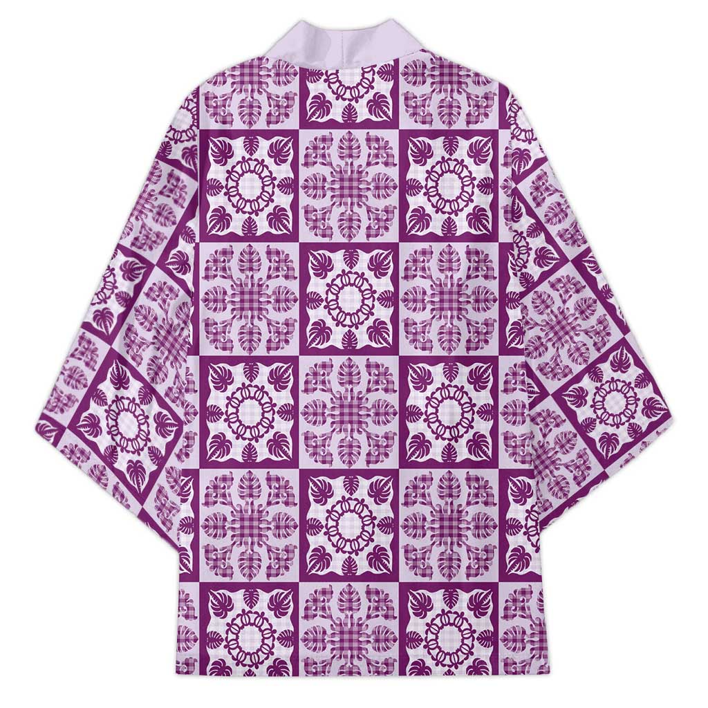 Poni Palaka Quilt Hawaii Kimono Hawaiian Tropical Monstera Sea Turtle LT14 - Polynesian Pride