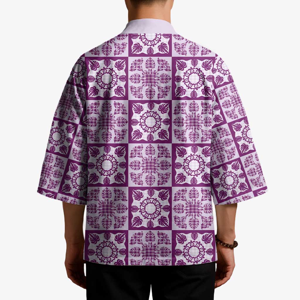 Poni Palaka Quilt Hawaii Kimono Hawaiian Tropical Monstera Sea Turtle LT14 - Polynesian Pride