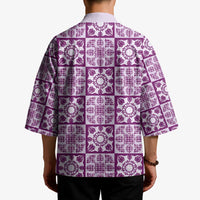 Poni Palaka Quilt Hawaii Kimono Hawaiian Tropical Monstera Sea Turtle LT14 - Polynesian Pride