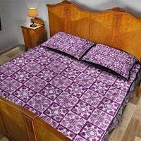 Poni Palaka Quilt Hawaii Quilt Bed Set Hawaiian Tropical Monstera Sea Turtle LT14 - Polynesian Pride