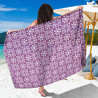 Poni Palaka Quilt Hawaii Sarong Hawaiian Tropical Monstera Sea Turtle