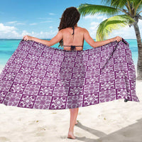 Poni Palaka Quilt Hawaii Sarong Hawaiian Tropical Monstera Sea Turtle