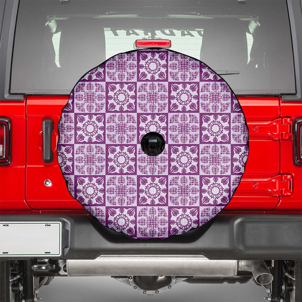 Poni Palaka Quilt Hawaii Spare Tire Cover Hawaiian Tropical Monstera Sea Turtle LT14 - Polynesian Pride