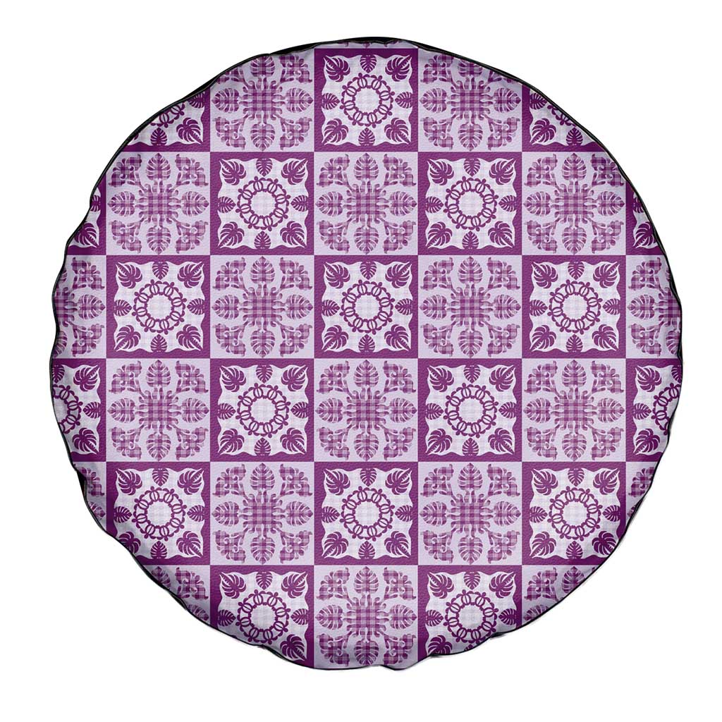 Poni Palaka Quilt Hawaii Spare Tire Cover Hawaiian Tropical Monstera Sea Turtle LT14 - Polynesian Pride