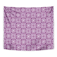 Poni Palaka Quilt Hawaii Tapestry Hawaiian Tropical Monstera Sea Turtle LT14 - Polynesian Pride