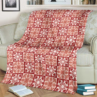 Ulaula Palaka Quilt Hawaii Blanket Hawaiian Tropical Monstera Sea Turtle LT14 - Polynesian Pride