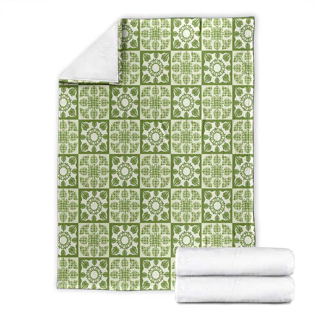 Omaomao Palaka Quilt Hawaii Blanket Hawaiian Tropical Monstera Sea Turtle LT14 - Polynesian Pride