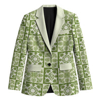 Omaomao Palaka Quilt Hawaii Blazer Hawaiian Tropical Monstera Sea Turtle