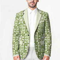 Omaomao Palaka Quilt Hawaii Blazer Hawaiian Tropical Monstera Sea Turtle