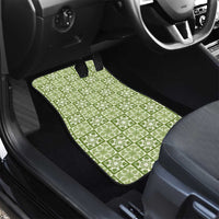 Omaomao Palaka Quilt Hawaii Car Mats Hawaiian Tropical Monstera Sea Turtle LT14 - Polynesian Pride
