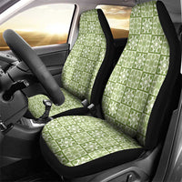 Omaomao Palaka Quilt Hawaii Car Seat Cover Hawaiian Tropical Monstera Sea Turtle LT14 - Polynesian Pride