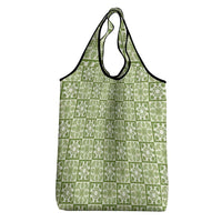 Omaomao Palaka Quilt Hawaii Grocery Bag Hawaiian Tropical Monstera Sea Turtle LT14 - Polynesian Pride