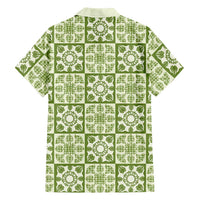 Omaomao Palaka Quilt Hawaii Hawaiian Shirt Hawaiian Tropical Monstera Sea Turtle