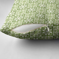 Omaomao Palaka Quilt Hawaii Pillow Cover Hawaiian Tropical Monstera Sea Turtle LT14 - Polynesian Pride