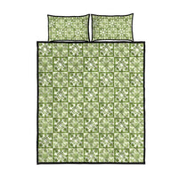 Omaomao Palaka Quilt Hawaii Quilt Bed Set Hawaiian Tropical Monstera Sea Turtle LT14 - Polynesian Pride