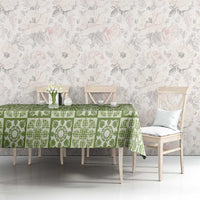 Omaomao Palaka Quilt Hawaii Tablecloth Hawaiian Tropical Monstera Sea Turtle LT14 - Polynesian Pride