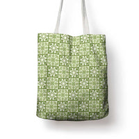 Omaomao Palaka Quilt Hawaii Tote Bag Hawaiian Tropical Monstera Sea Turtle LT14 - Polynesian Pride