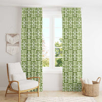 Omaomao Palaka Quilt Hawaii Window Curtain Hawaiian Tropical Monstera Sea Turtle LT14 - Polynesian Pride