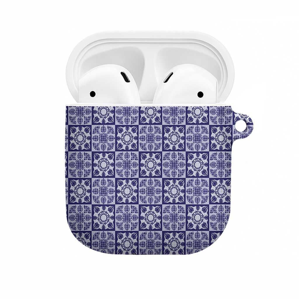 Polu Palaka Quilt Hawaii AirPods Case Hawaiian Tropical Monstera Sea Turtle