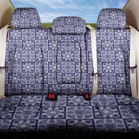 Polu Palaka Quilt Hawaii Back Car Seat Cover Hawaiian Tropical Monstera Sea Turtle LT14 One Size Blue - Polynesian Pride