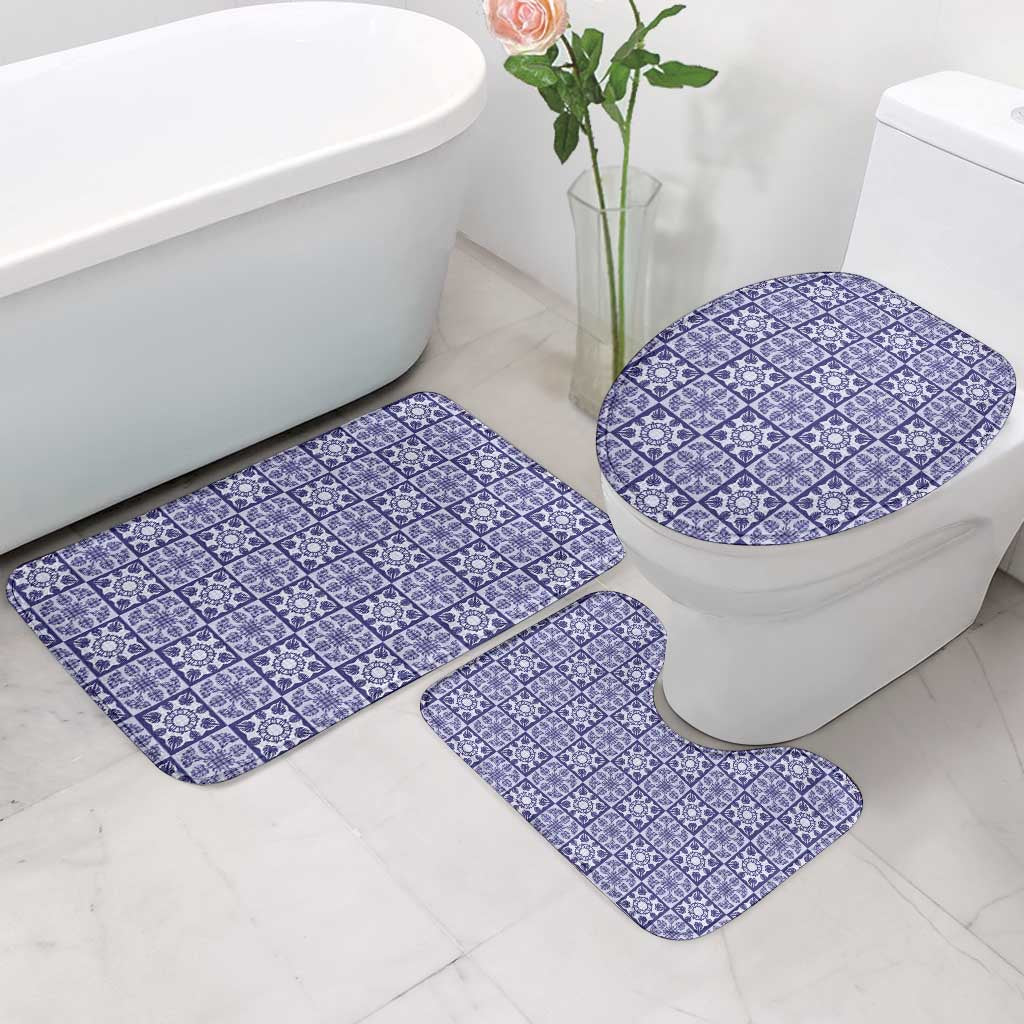 Polu Palaka Quilt Hawaii Bathroom Set Hawaiian Tropical Monstera Sea Turtle
