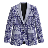 Polu Palaka Quilt Hawaii Blazer Hawaiian Tropical Monstera Sea Turtle
