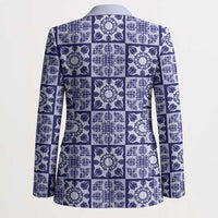 Polu Palaka Quilt Hawaii Blazer Hawaiian Tropical Monstera Sea Turtle