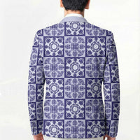 Polu Palaka Quilt Hawaii Blazer Hawaiian Tropical Monstera Sea Turtle