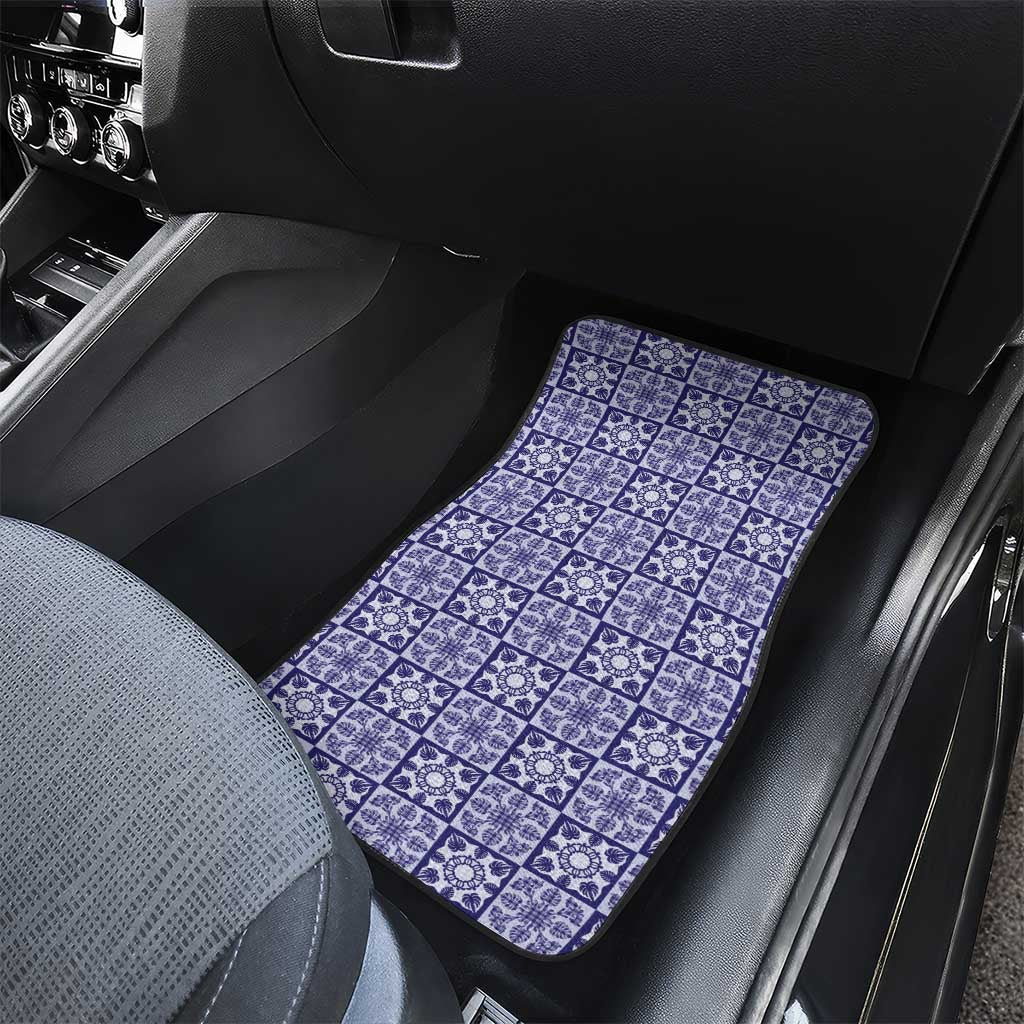 Polu Palaka Quilt Hawaii Car Mats Hawaiian Tropical Monstera Sea Turtle LT14 - Polynesian Pride