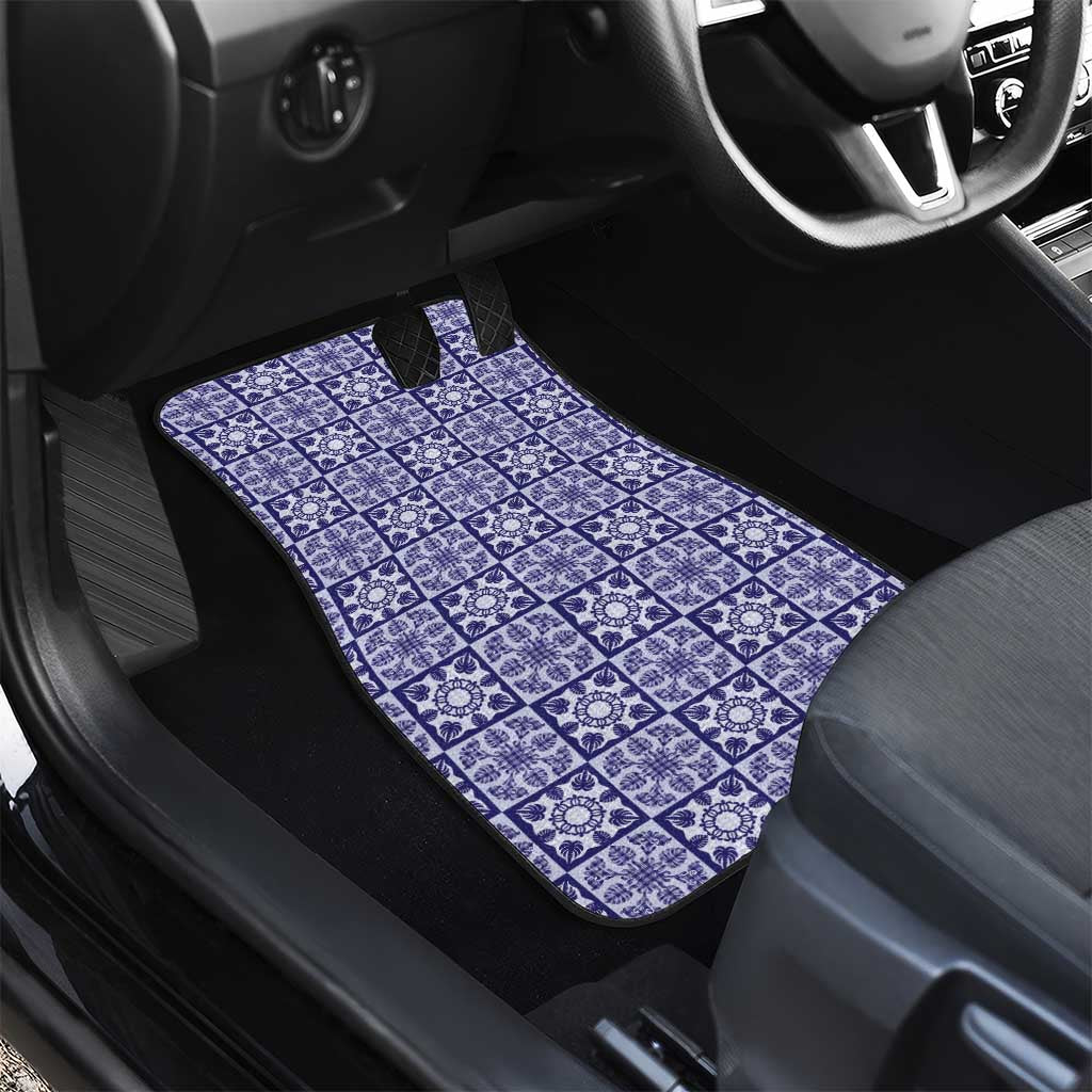 Polu Palaka Quilt Hawaii Car Mats Hawaiian Tropical Monstera Sea Turtle LT14 - Polynesian Pride