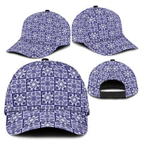 Polu Palaka Quilt Hawaii Classic Cap Hawaiian Tropical Monstera Sea Turtle LT14 - Polynesian Pride