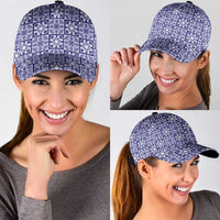 Polu Palaka Quilt Hawaii Classic Cap Hawaiian Tropical Monstera Sea Turtle LT14 - Polynesian Pride