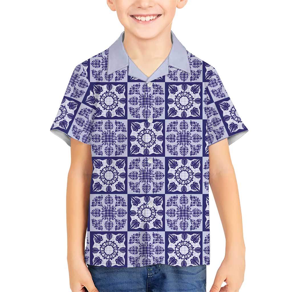 Polu Palaka Quilt Hawaii Family Matching Mermaid Dress and Hawaiian Shirt Hawaiian Tropical Monstera Sea Turtle