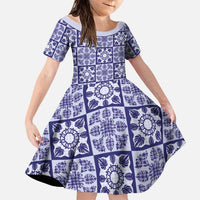 Polu Palaka Quilt Hawaii Family Matching Off Shoulder Maxi Dress and Hawaiian Shirt Hawaiian Tropical Monstera Sea Turtle