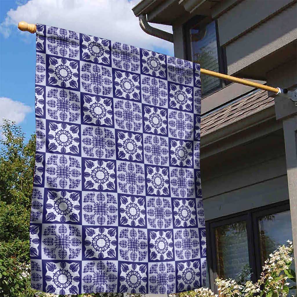 Polu Palaka Quilt Hawaii Garden Flag Hawaiian Tropical Monstera Sea Turtle LT14 - Polynesian Pride
