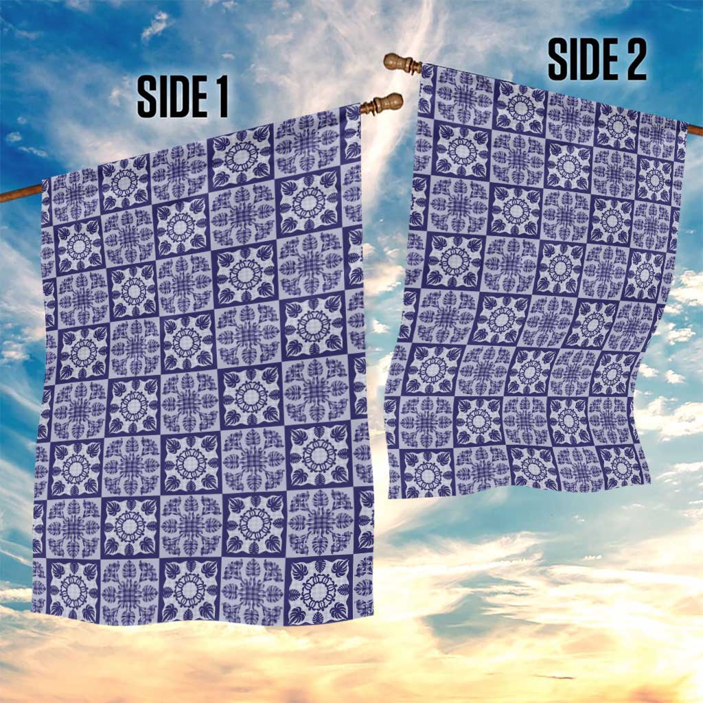 Polu Palaka Quilt Hawaii Garden Flag Hawaiian Tropical Monstera Sea Turtle LT14 - Polynesian Pride