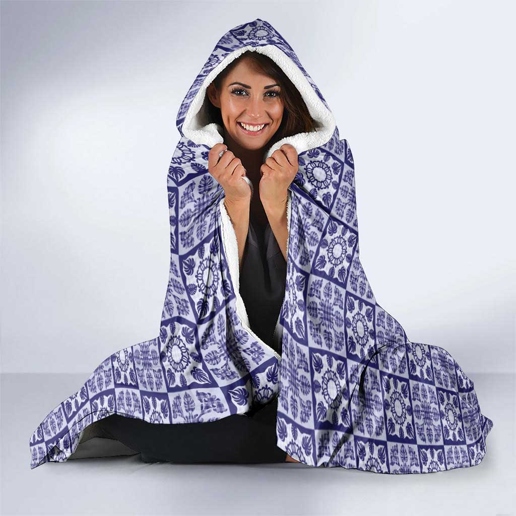 Polu Palaka Quilt Hawaii Hooded Blanket Hawaiian Tropical Monstera Sea Turtle LT14 - Polynesian Pride