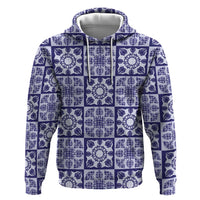 Polu Palaka Quilt Hawaii Hoodie Hawaiian Tropical Monstera Sea Turtle