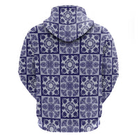 Polu Palaka Quilt Hawaii Hoodie Hawaiian Tropical Monstera Sea Turtle